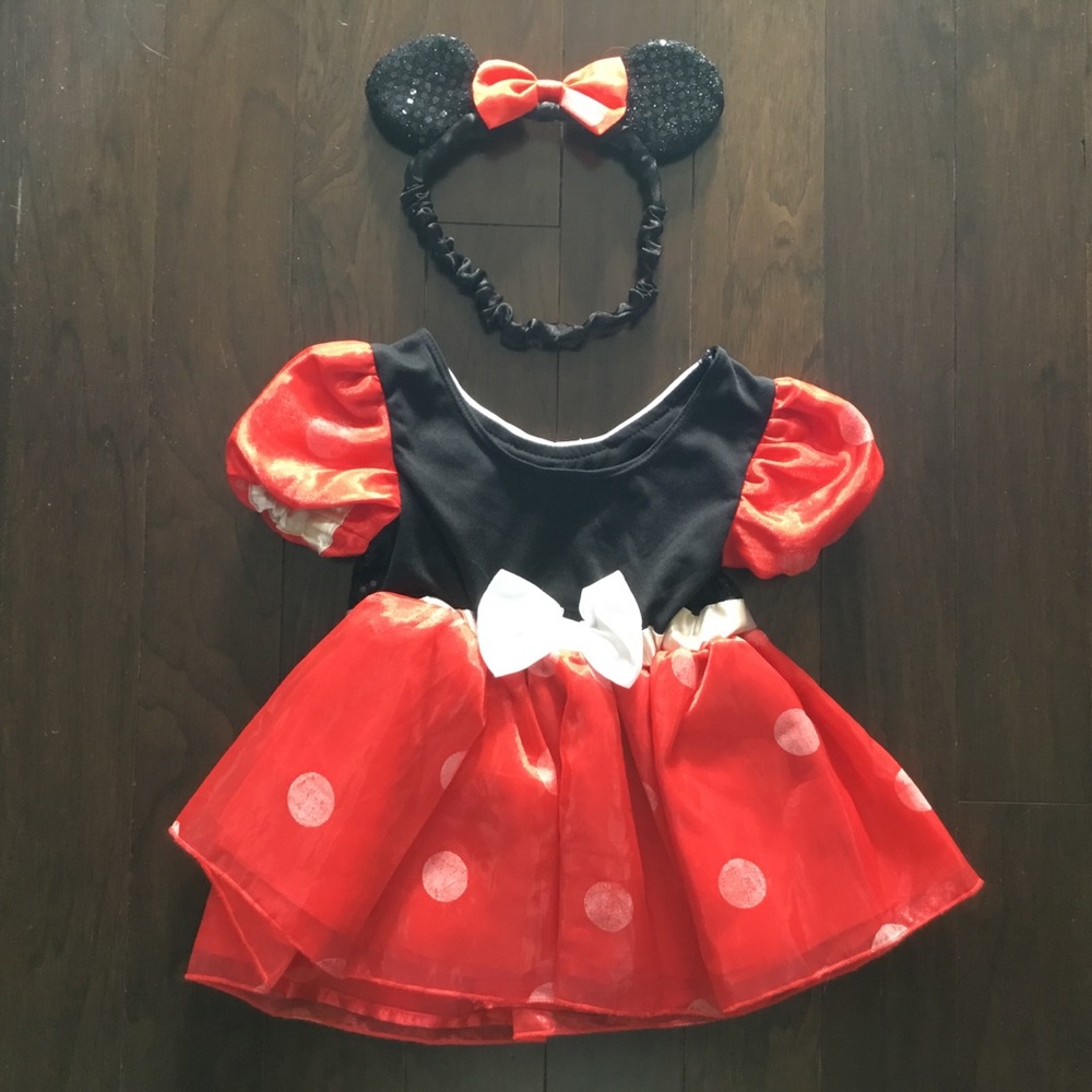 DISNEY STORE Minnie Mouse dress headband 6-12 mos - Picture 3 of 5